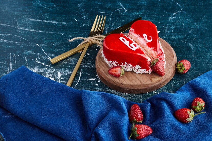 Heart-Shaped Anniversary Cakes