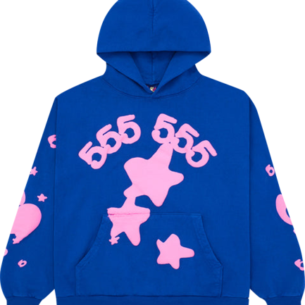 Sp5der-Beluge-Hoodie-Blue