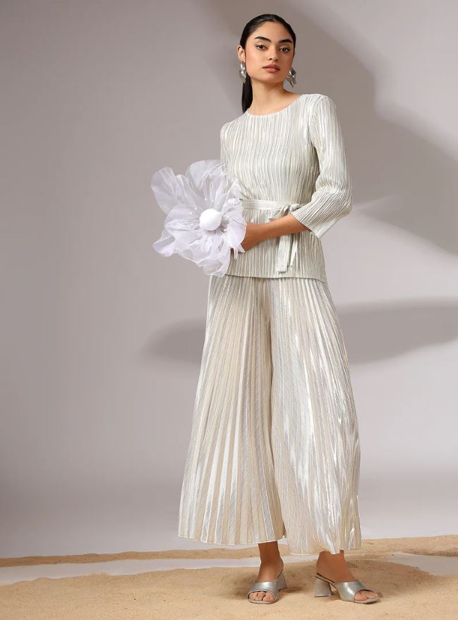 Cocktail party metallic dress