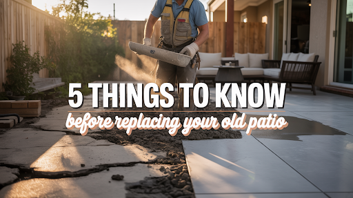 Things to Know Before Replacing Your Old Patio with New Concrete