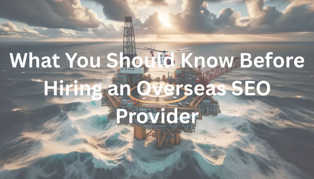 What You Should Know Before Hiring an Overseas SEO Provider