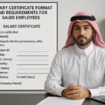 Salary Certificate Format and Requirements for Saudi Employees