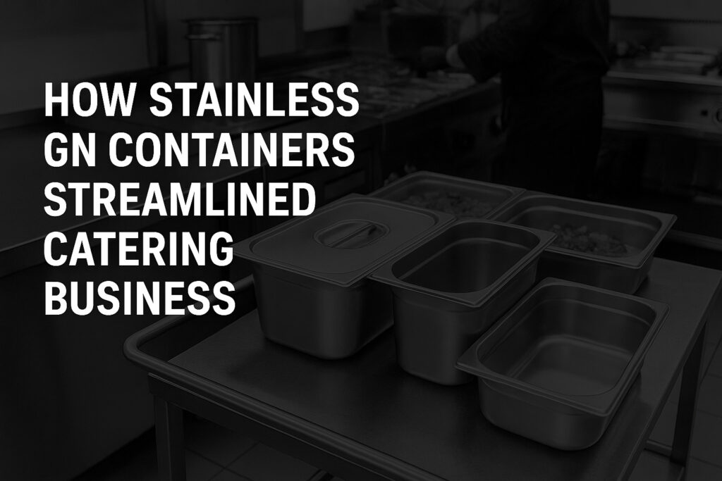 stainless gn container horeca hut